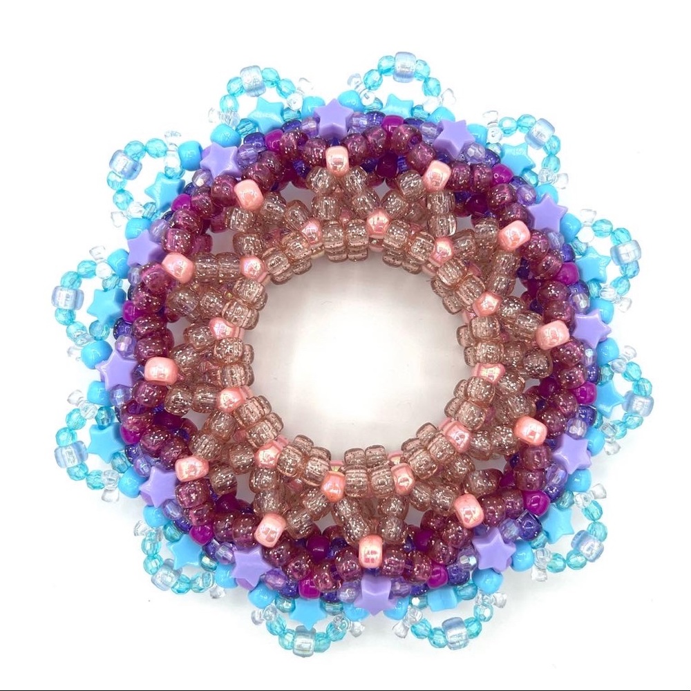 🍬🍭✨”Candy Sparkle” Kandi Cuff